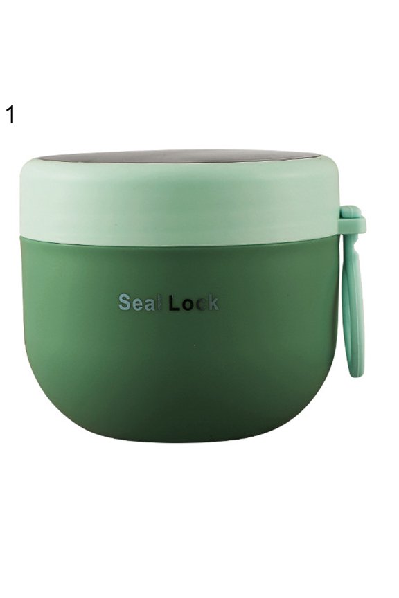 600ml Vacuum Insulated Soup Cup Bowl, Leak-proof Large Capacity Double-walled Food Jar, 20.3 Oz
