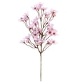 thumbnail image 1 of HEVIRGO 7PCS Artificial Flower Fade Resistant No Watering Non-withered Long Branch Faux Peach Flower Floral Arrangement Plum Blossom Faux Silk Flower Wedding Decor,Pink & Purple, 1 of 8