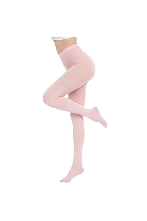7PCS Women Pantyhose High Waist Solid Color High Elasticity Skinny Thin Candy Color Anti-slip Cosplay Performance Tights Work Daily Wear Long Stockings ,Pink