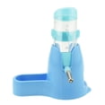 thumbnail image 1 of HEVIRGO 80/125ml 3 in 1 Pet Hamster Squirrel Water Bottle Bowl Base Hut Food Feeder Nest Red Plastic, 1 of 8