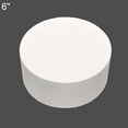 thumbnail image 1 of HEVIRGO 8inch Round Foam Cake Dummy Sugarcraft Flower Decor Practice Model Foam, 1 of 8