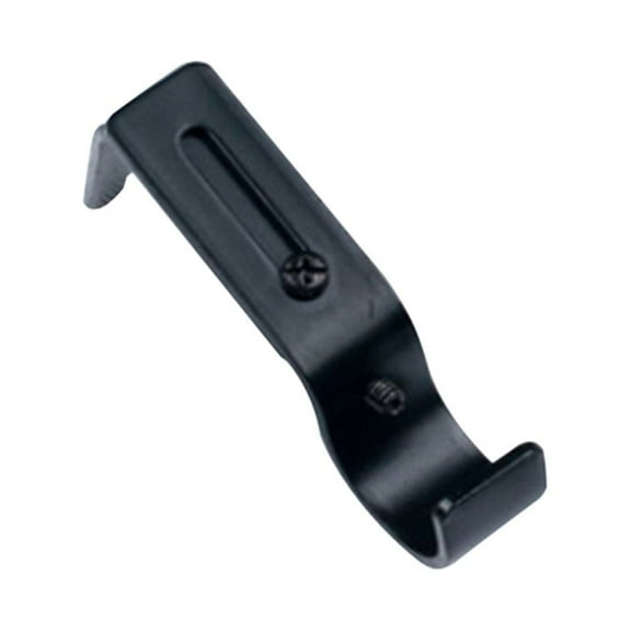 HEVIRGO Adjustable Iron Window Curtain Rod Bracket Holder Drape Bar Fixed Hook Clamp Iron