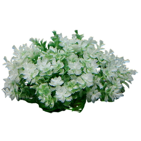 HEVIRGO Aquatics Plants Simulation Aquarium Decoration Plastic Fake Water Grass Ornaments for Party Multi-color Plastic