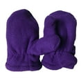 thumbnail image 1 of HEVIRGO Autumn Winter Toddler Magic Tape Warm Mitten Baby Boys Girls Faux Fleece Gloves(Purple XL), 1 of 9