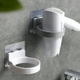 thumbnail image 1 of HEVIRGO Bathroom Wall Mounted Electric Hair Dryer Holder Storage Rack Shelf Organizer, 1 of 8