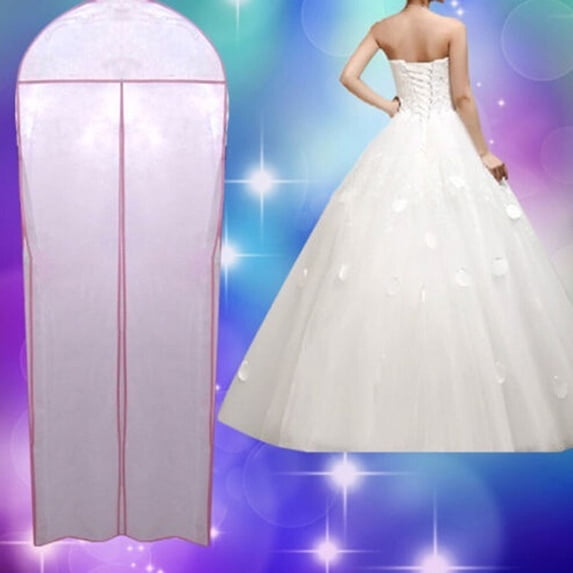 HEVIRGO Breathable Wedding Prom Dress Gown Garment Clothes Cover Dustproof Storage Bag