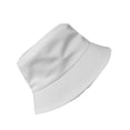 thumbnail image 1 of HEVIRGO Bucket Hat Folding Sun Protection Double-sided Wear Wide Brim Unisex Sun Hat for Vacation White Cotton, 1 of 7