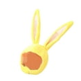 thumbnail image 1 of HEVIRGO Bunny Ears Hat Hook Loop Closure Photo Props Plush Hood Hat With Earflaps for Party, 1 of 10
