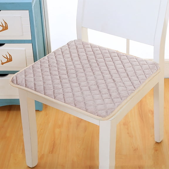 HEVIRGO Chair Cushion with Straps, 12-18 Inch Dustproof Decorative Polyester Household Restaurant Dining Stool Cushion Seat Pad