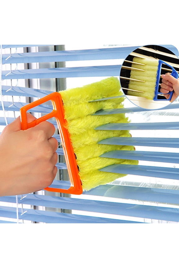 Clean Brush Household Detachable Plastic Microfibre Venetian Blind Shutter Clear for Home