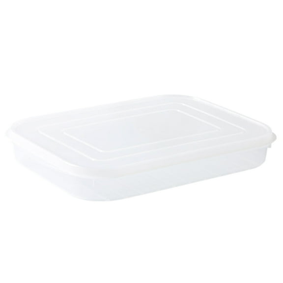 HEVIRGO Clear Food Storage Box with Lid PP Seafood Fish Refrigerator Organizer Kitchen Tools Clear PE PP