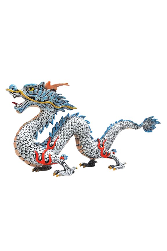Dragon Model Fine Workmanship Ornament Trendy Chinese Feng Shui Dragon Statue for Home Decor Dragon Model