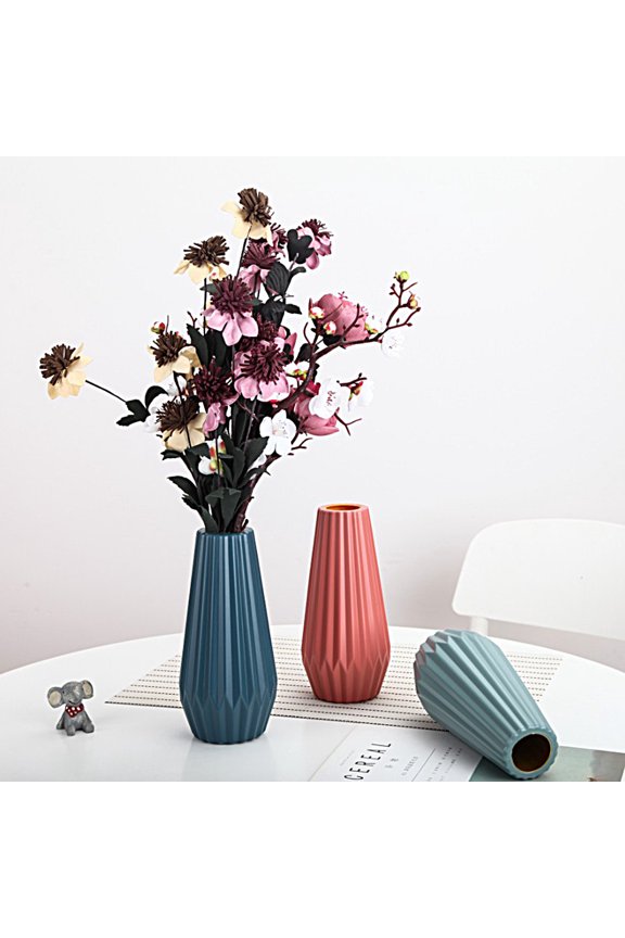 Flower Vase Nordic Style Exquisite Modern Imitation Glaze Vase Ornament Home Decor