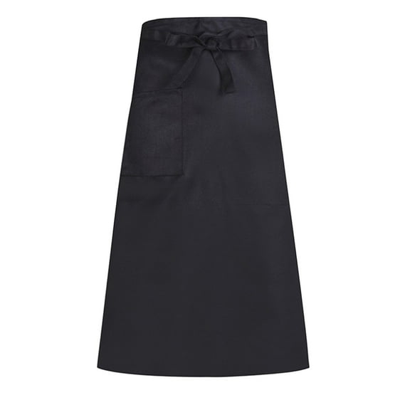 HEVIRGO Half Apron with Pockets for Server Chef Unisex Uniform Bistro Cafe Apron Professional Kitchen Apron for Cooking Baking