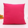 thumbnail image 1 of HEVIRGO Home Room Sofa Bed Decor Solid Color Throw Pillow Case Square Cushion Cover Polyester, 1 of 8