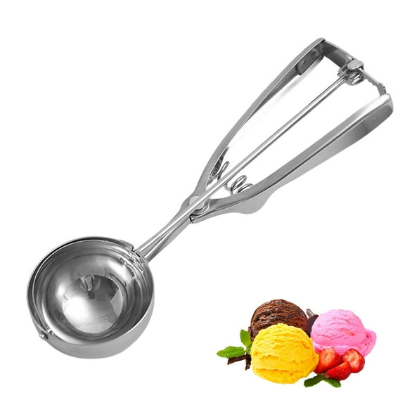 HEVIRGO Ice Cream Scoop with with Trigger Release Fruit Melon Cookie Scooper for Baking Cupcake Scoop
