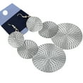 thumbnail image 1 of HEVIRGO Lady Elegant Multi-Layer Round Long Drop Dangle Hook Earrings Jewelry Gift Alloy Silver, 1 of 8