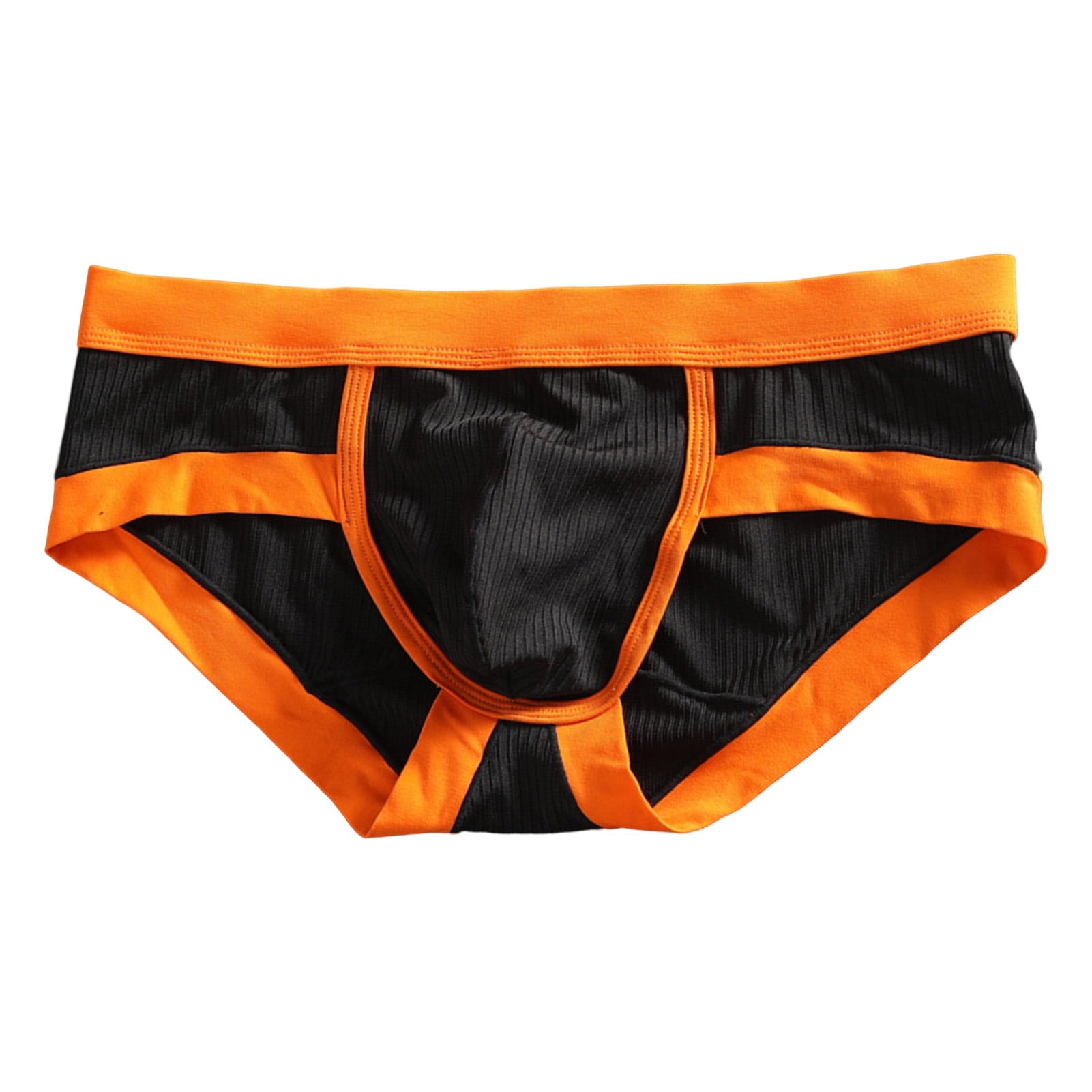 HEVIRGO Men Briefs Butt Lifting Big Pouch Low Rise Elastic Close Fit