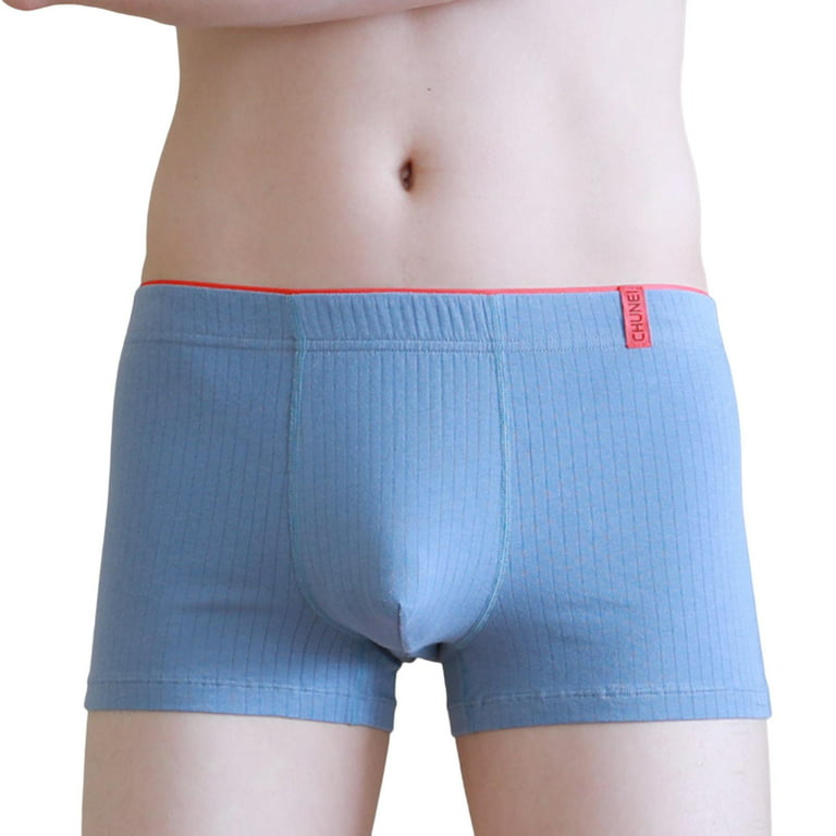 New Cotton Sexy Underwear Man Brief U Convex Mens Panties Low