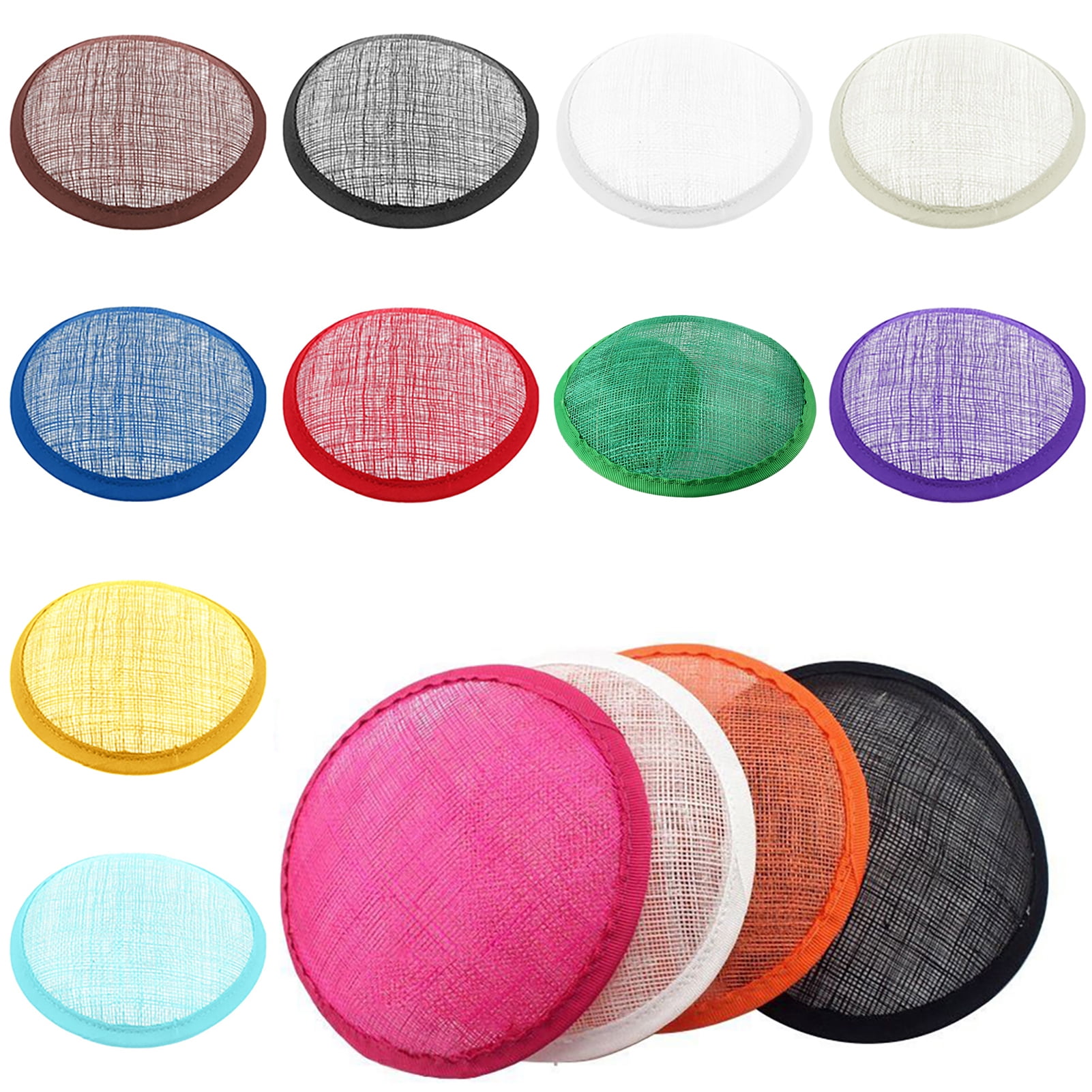 HEVIRGO Millinery DIY Craft Accessory Women Sinamay Cocktail 
