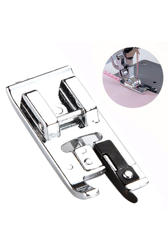 Overlock Overedge Overcasting Sewing Machine Presser Rolled Hem Foot Tool