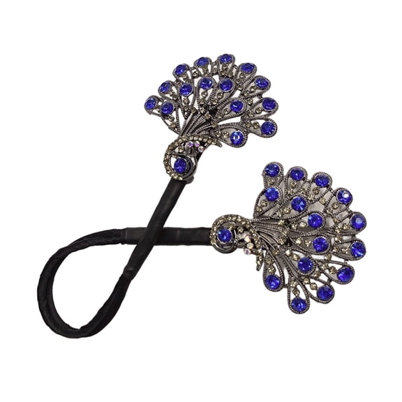 HEVIRGO Peacock Shape Hair Clip Bun Maker Women Peacock Hairstyle Twist Hair Curler Bun Maker Easy Fast Snap Roll Hair Tool for Long Hair