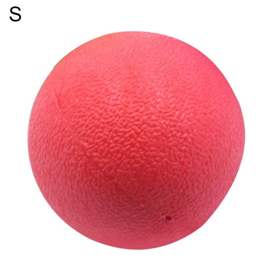 HEVIRGO Pet Dog Puppy TPR Bouncing Ball Bite Resistant Molar Training Chew Play Toy Red TPR