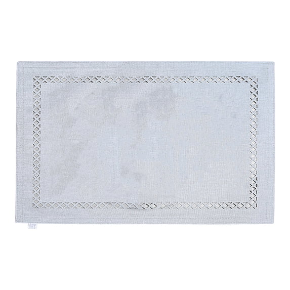 HEVIRGO Placemat Hollow Out Square Shape Parties Weddings Banquets Table Decoration Dining Kitchen Mat