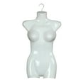 thumbnail image 1 of HEVIRGO Plastic Female Mannequin Form with Hook for Display Clothing Dress, White, 1 of 10