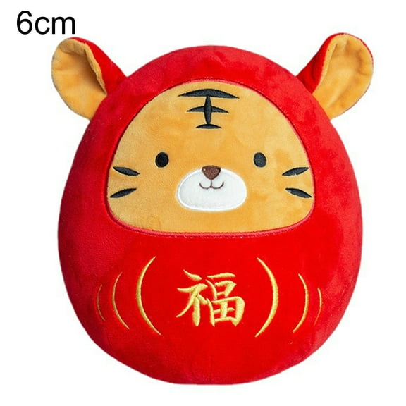 HEVIRGO Plush Doll Pleasing Meticulous Workmanship PP Cotton Tiger Year Plush Toy for Home