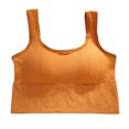 thumbnail image 1 of HEVIRGO Seamless Sport Bra Vest Type Sweat Absorption Push-up Padded Wire-free Layering Gym Underwear Elastic Good Breathability Yoga Fitness Bra, 1 of 8