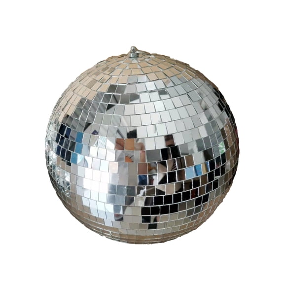HEVIRGO Silver Color Hanging Hole Mirror Balls Different Sizes Reflective Balls Christmas Tree Ornaments Home Decoration - Silver 10cm