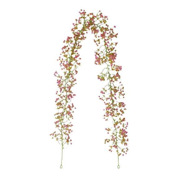 HEVIRGO Simulated Flower Vine Plant Artificial Ivy Vines Kit with Green Leaves Fake Hanging Plants Silk Garland