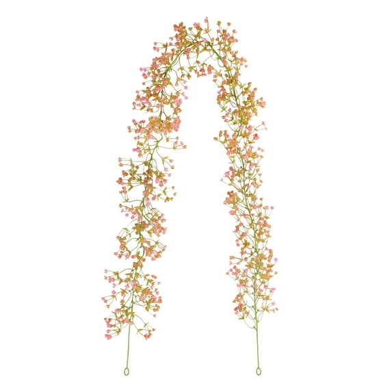 HEVIRGO Simulated Flower Vine Plant Artificial Ivy Vines Kit with Green Leaves Fake Hanging Plants Silk Garland