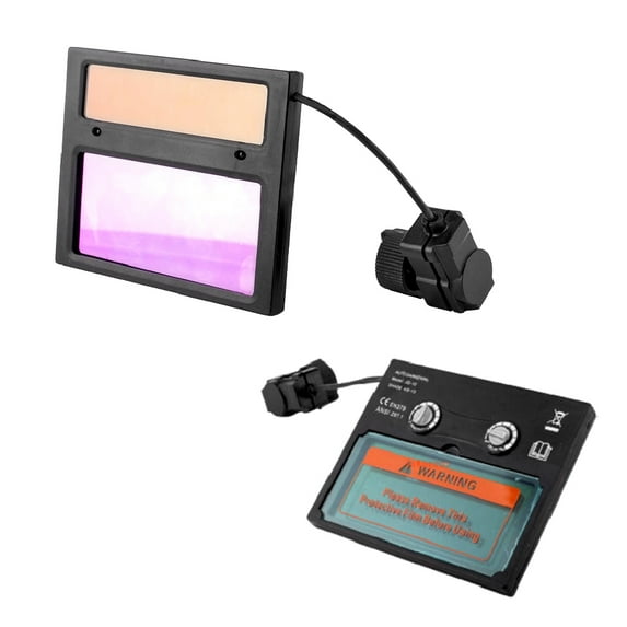 HEVIRGO Solar Power Welding Helmet Lens, Welder Mask Automatic Adjustable Shade Lens Filter