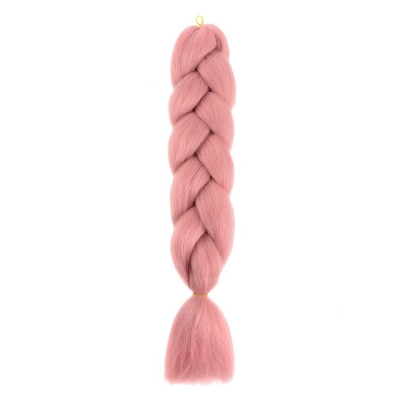 HEVIRGO Solid Color Synthetic Hair Extensions African Braids Crochet Braiding Ponytail