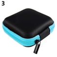 thumbnail image 1 of HEVIRGO Square Pocket Hard Case Storage Bag for Headphone Earphone Earbuds TF SD Card, 1 of 7