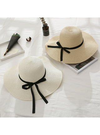 Super Wide Brim Women Sun Hat Cotton Floppy Packable Reversible Wired Edge  Hats Uv Protection Summer Beach Travel Garden