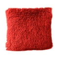 thumbnail image 1 of HEVIRGO Throw Pillow Cover, Warm Soft Fluffy Throw Pillow Case Cover Cushion Home Bed Sofa Car Decoration, Red, 1 of 5
