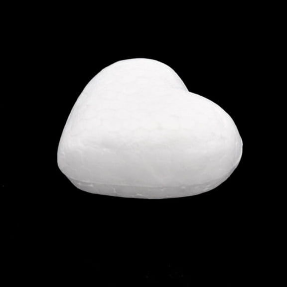 HEVIRGO White Foam Styrofoam Polystyrene Modelling DIY Craft Heart Shape Party Decor Pink EPS Foam