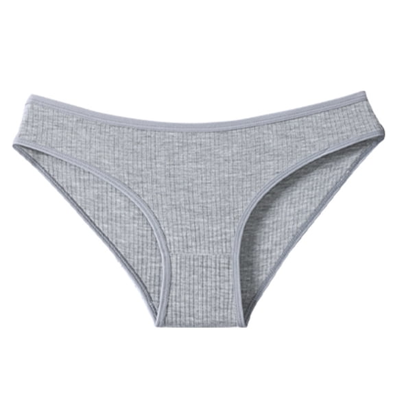 HEVIRGO Women Briefs Low-rise Ribbed Traceless Underwear High Elasticity Lift Buttocks Shape Seamless Panties