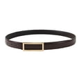 thumbnail image 1 of HEVIRGO Women Fashion Faux Leather Belt Rectangle Buckle Waistband Waist Belt for Pants Jeans Versatile Accessory for Dresses Shirts Tops, 1 of 8