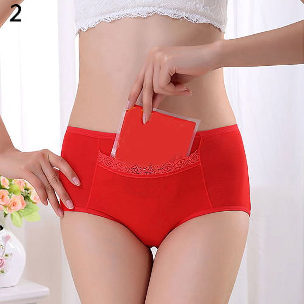 HEVIRGO Women's Fashion Sexy Triangle Physiology Period Underpants