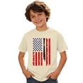 thumbnail image 1 of HEVRJEWJD Boys 4th of July Shirt Boys USA Shirt, Festive Print Short Sleeve Crew Neck Casual Top for Holiday Gatherings Beige6 4-5 Years, 1 of 4