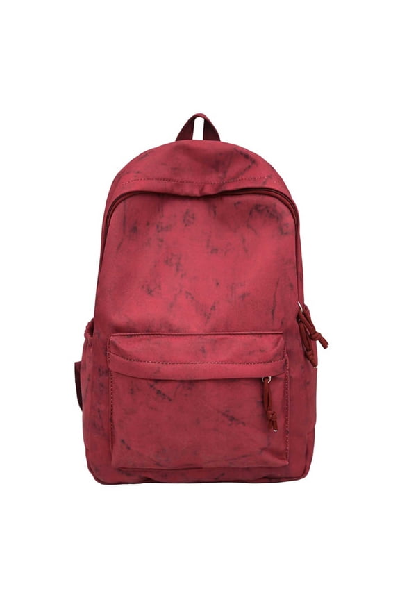 Fashionable Casual Commuting Backpack For Junior Senior High Students Daily Campus Use Red One Size