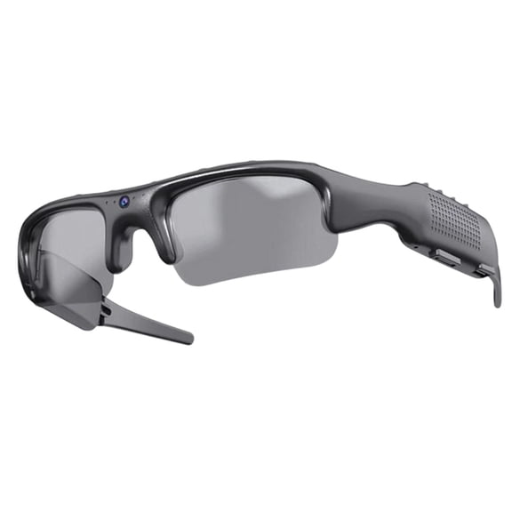 HEVRJEWJD Glasses Cycling 1080P Video Smart Glasses with WiFi 12MP Photos Wide Angle Lens for Hands-Free Riding and Outdoor Sports Black 20CM