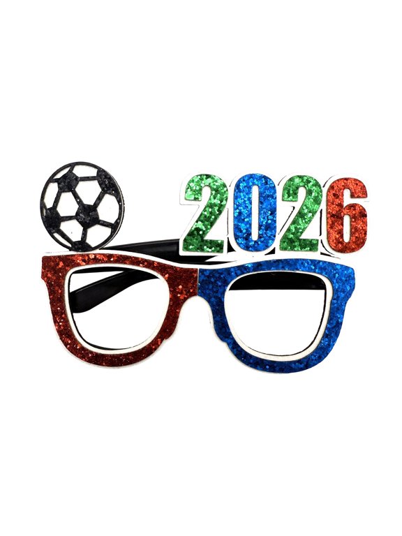 Glasses Football Fan Party Novelty Eyewear Celebration Support Prop Blue2