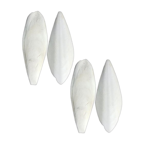 HEWANG 12pcs Bird Cuttlebone Chew Toy Cuttlefish Bones Parrot Cage Toys Bird Toy for Aquarium Reptile Tortoise Turtle 10cm (A)