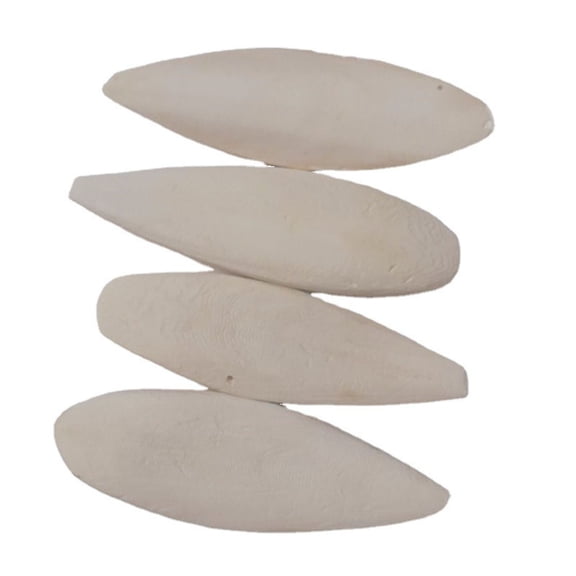 HEWANG 20pcs Bird Cuttlebone Chew Toy Cuttlefish Bones Parrot Cage Toys Bird Toy for Aquarium Reptile Tortoise Turtle 10cm (B)