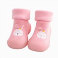 thumbnail image 1 of HEWUQI Baby Infant Sock Shoes Toddler Boys Girls Walking Sneakers Non Slip Soft Rubber Sole Lightweight1st Birthday Gifts Pink Size 6.5 Infant, 1 of 1